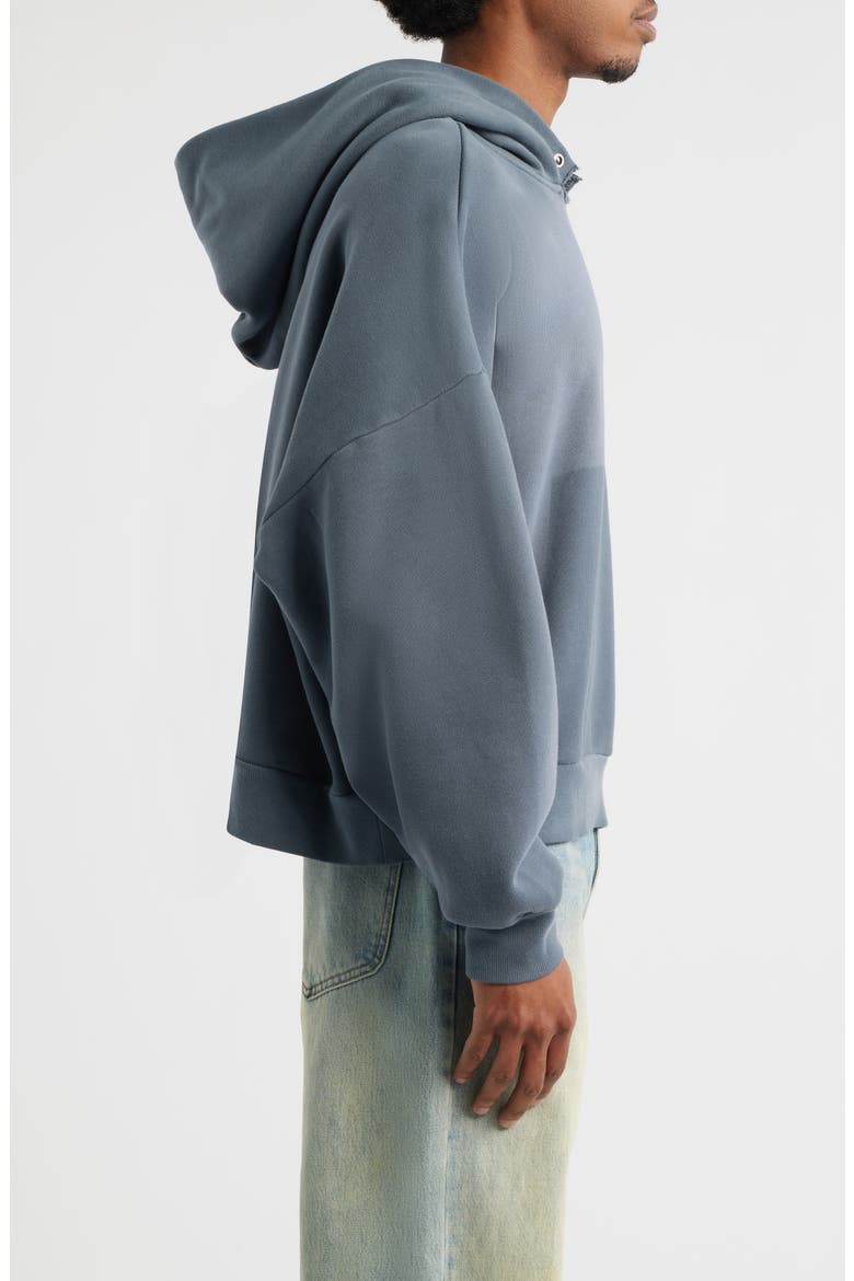 Oversize Cut Throat Hoodie, Alternate, color, SLATE