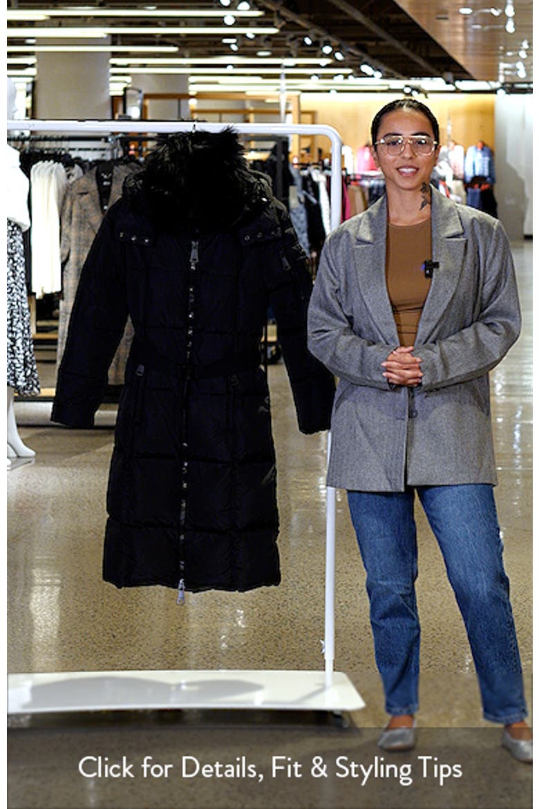 Luxe Long Noho Water Resistant Down Puffer Coat video