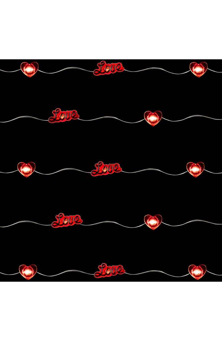 Northlight 20-Count Red Valentine's Day Love and Heart LED Fairy Lights, 6.25ft, Copper Wire, Alternate, color, Red