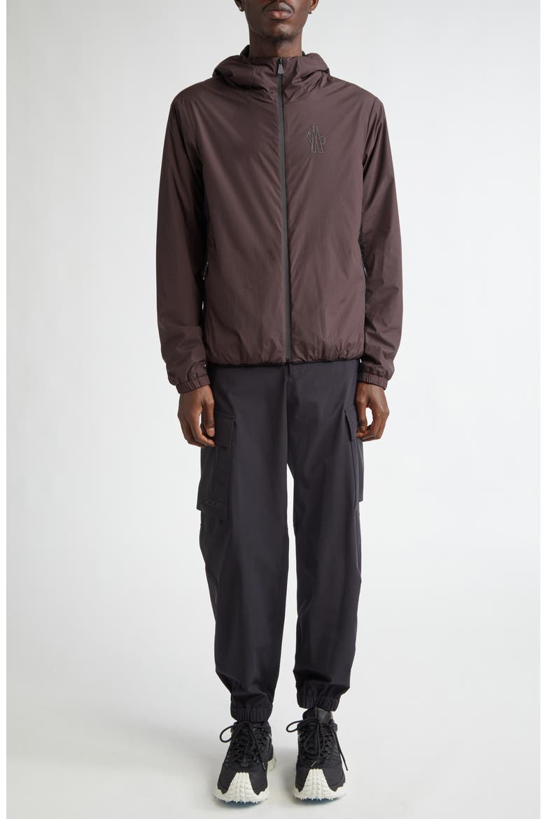 Bissen Day-Namic Ripstop Hooded Jacket, Alternate, color, DARK RED