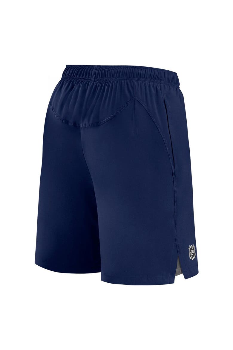 Men's Fanatics Branded Navy Washington Capitals Authentic Pro Rink Shorts, Alternate, color, Navy