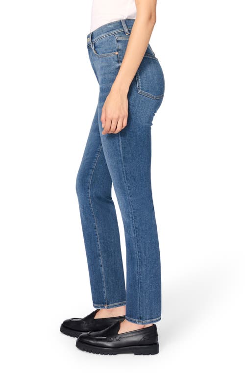 Warp & Weft Ase Stretch High Rise Straight Jean In Takeoff In Takeoff