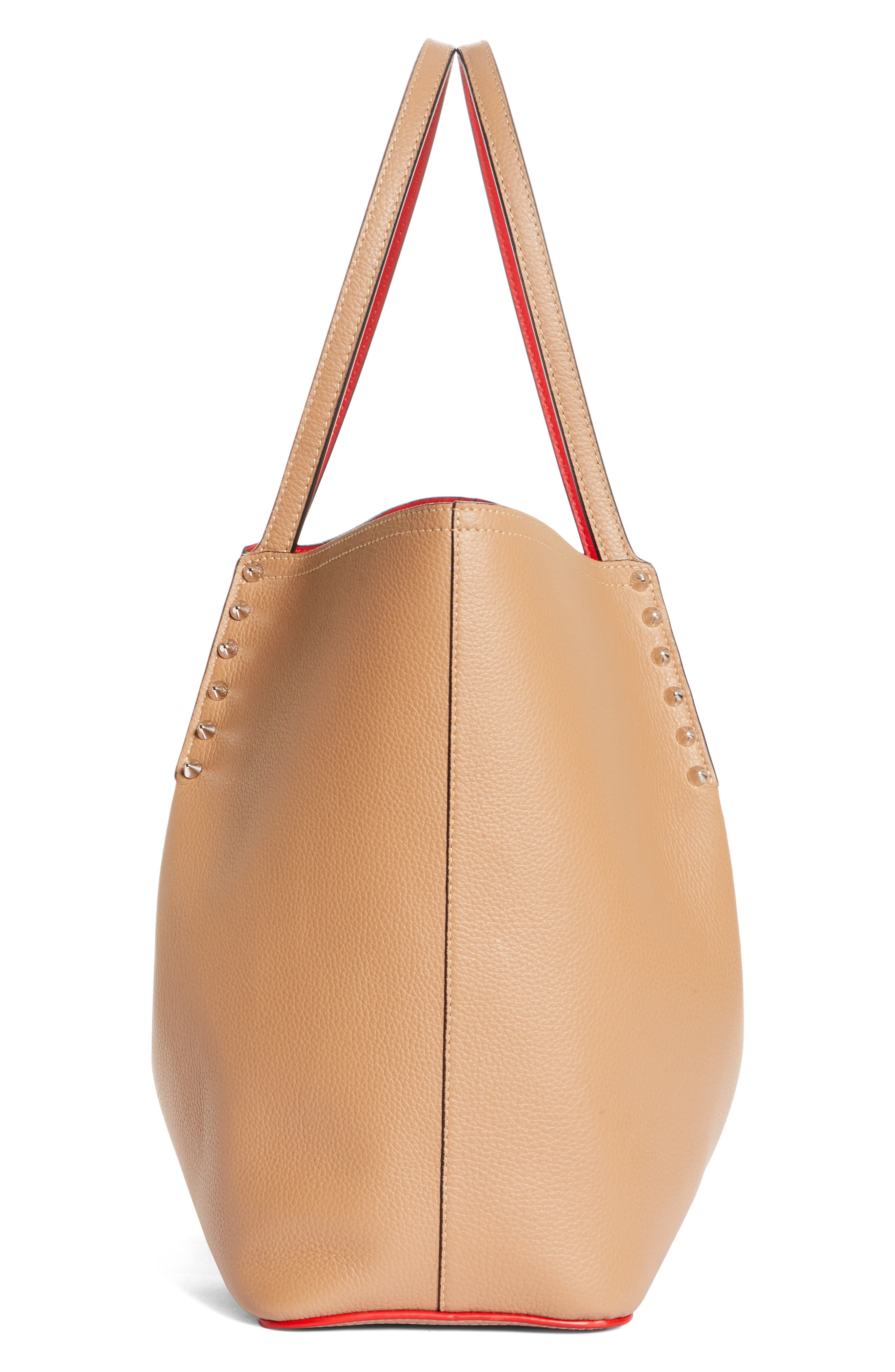 Large Cabarock Calfskin Leather Tote, Alternate, color, FENNEC