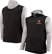 DUNBROOKE Men's Dunbrooke Black/Gray Tampa Bay Buccaneers Big & Tall Alpha Full-Zip Hoodie Jacket