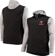 DUNBROOKE Men's Dunbrooke Black/Gray Tampa Bay Buccaneers Big & Tall Alpha Full-Zip Hoodie Jacket