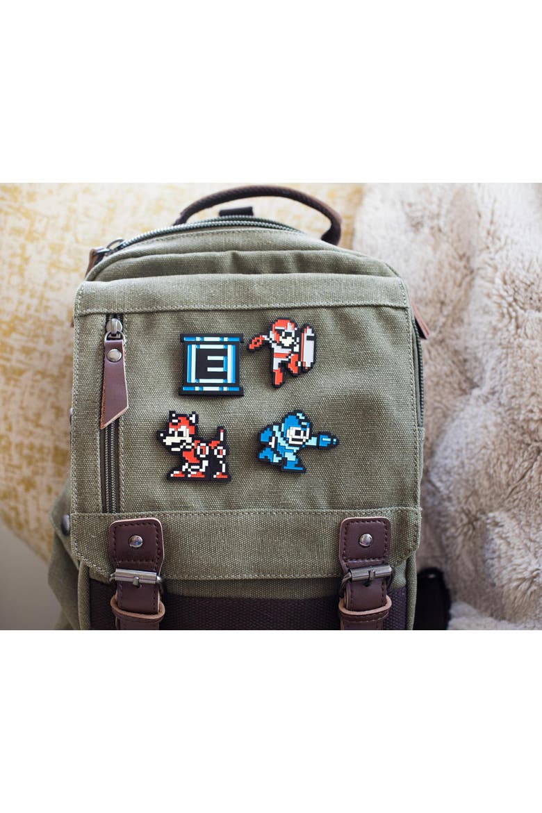 Mega Man Collectible Enamel Pins | Set of 4 | Toynk Exclusive, Alternate, color, Yellow