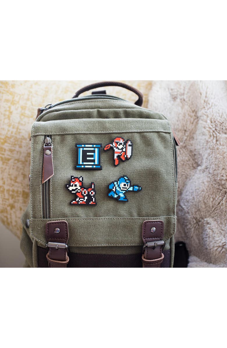 Toynk Mega Man Collectible Enamel Pins | Set of 4 | Toynk Exclusive, Alternate, color, Yellow