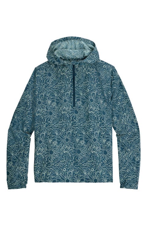 Salathe Sun Print Recycled Polyester Hoodie