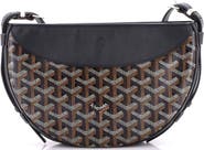 Pre-Owned Goyard Hirondelle Shoulder Bag Coated Canvas and Leather