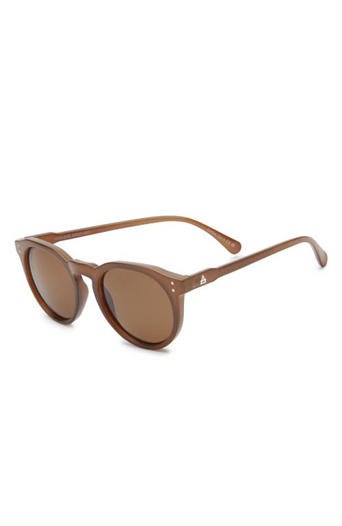 Aire Nucleus V2 53mm Round Sunglasses In Brown