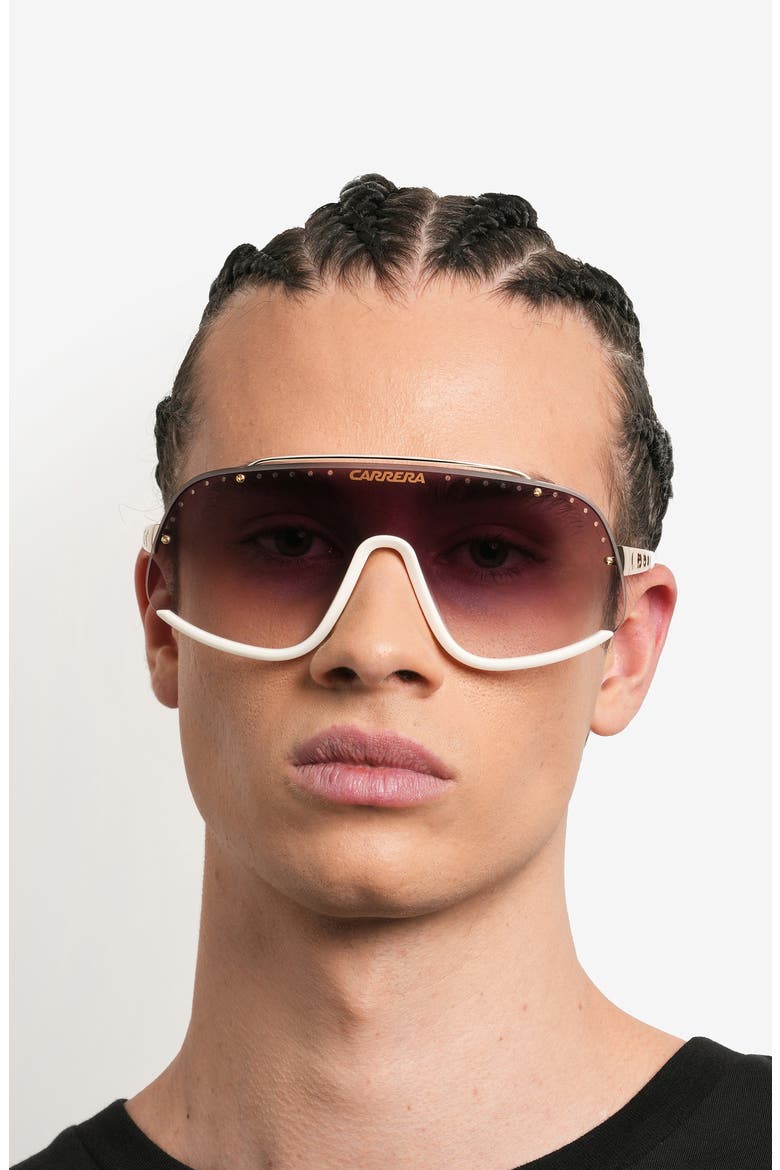 FLAGLAB 16 99mm Gradient Shield Sunglasses, Alternate, color, 0VVP-YK