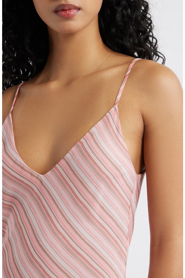 The Jordan Stripe Maxi Slipdress, Alternate, color, PINK STRIPE