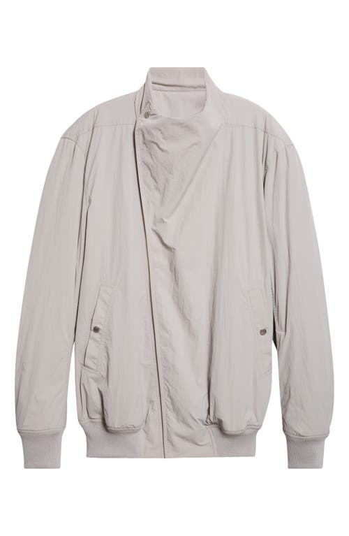 Rick Owens Hollywood Leopard Print Trench Coat In Gray