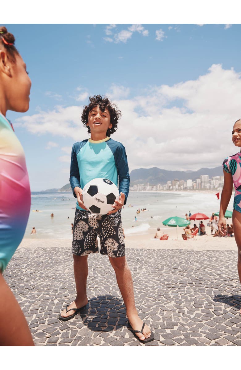 Tea Collection Long Sleeve Rash Guard 2.0, Alternate, color, Ocean Breeze