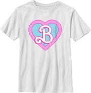 Barbie Boys' B Is For Heart Logo T-Shirt