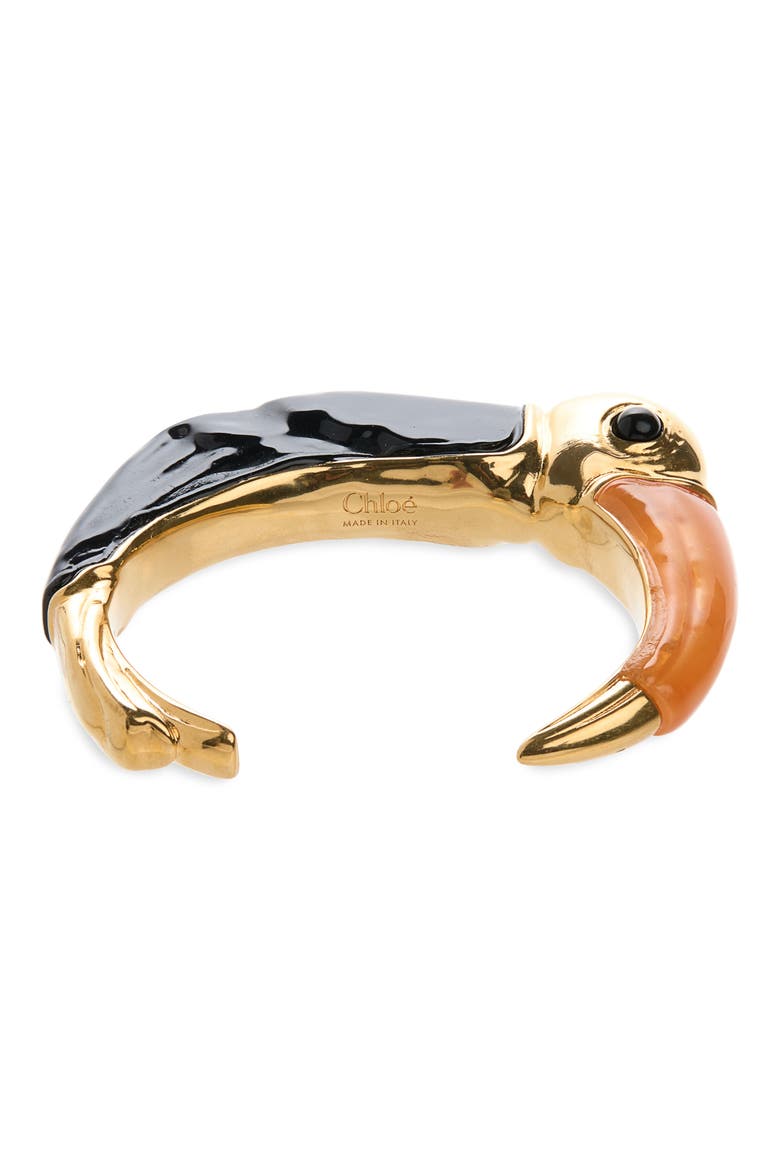 Tropicus Cuff Bracelet, Alternate, color, BLACK/ GOLD/ MULTICOLOR