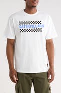 CAT WWR Relaxed Fit Check Graphic T-Shirt