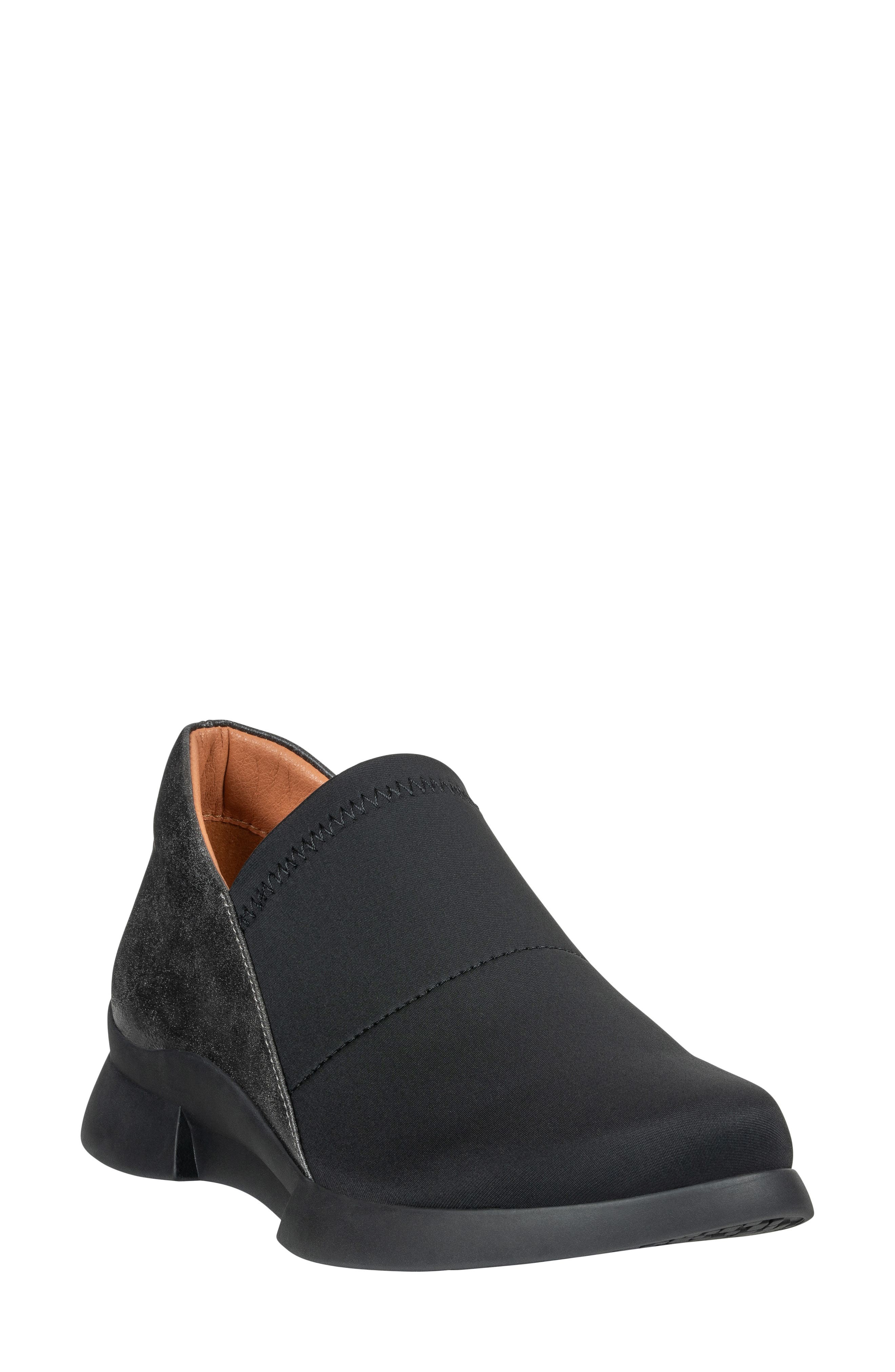 Norwood Faux Leather Slip On Sneaker