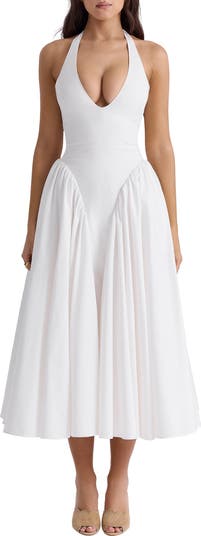 halcyon midi dress Zimmermann Halcyon Printed Linen Midi Dress