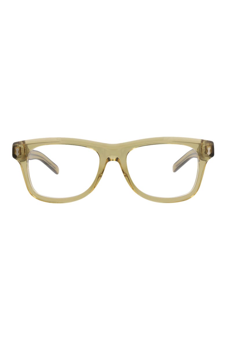 GG1526O Square Optical Glasses, Main, color, YELLOW YELLOW TRANSPARENT