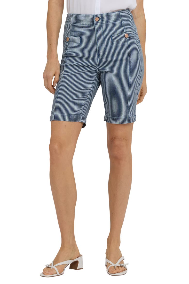 Ella Denim Shorts, Main, color, MALAGA STRIPE