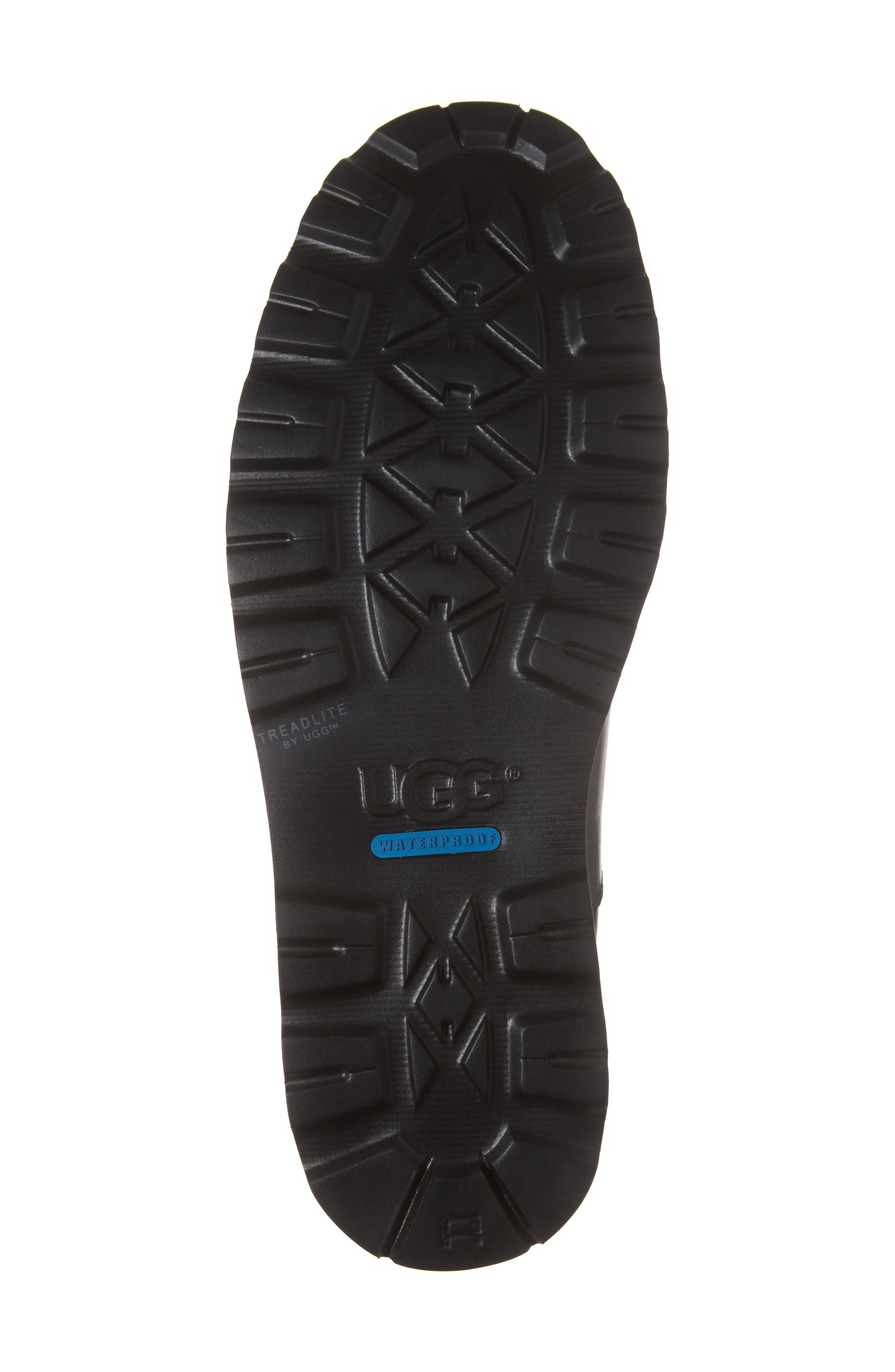 UGG Halfstein Plain Toe Boot, Alternate, color, CHARCOAL