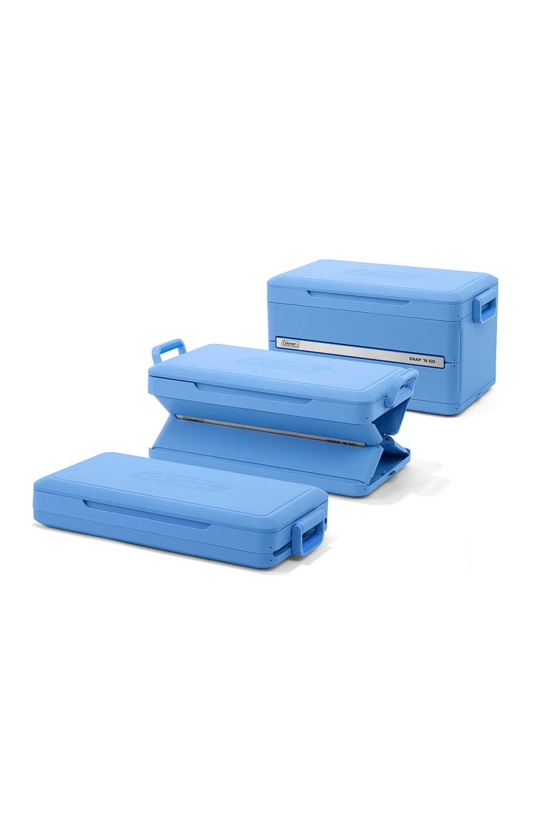 Snap 'N Go 35-Quart Collapsible Hard Cooler, Alternate, color, DayDream Blue