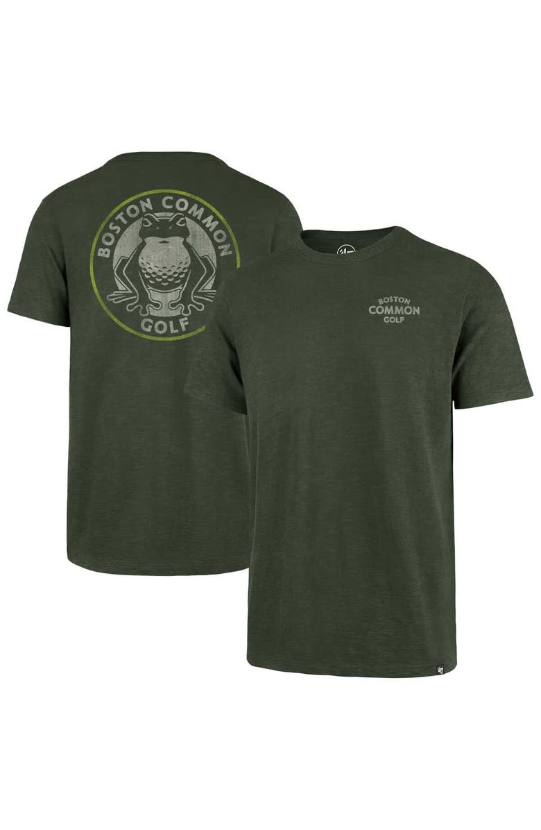 '47 Men's '47  Hunter Green TGL Boston Common Golf Backer Scrum T-Shirt, Main, color, 