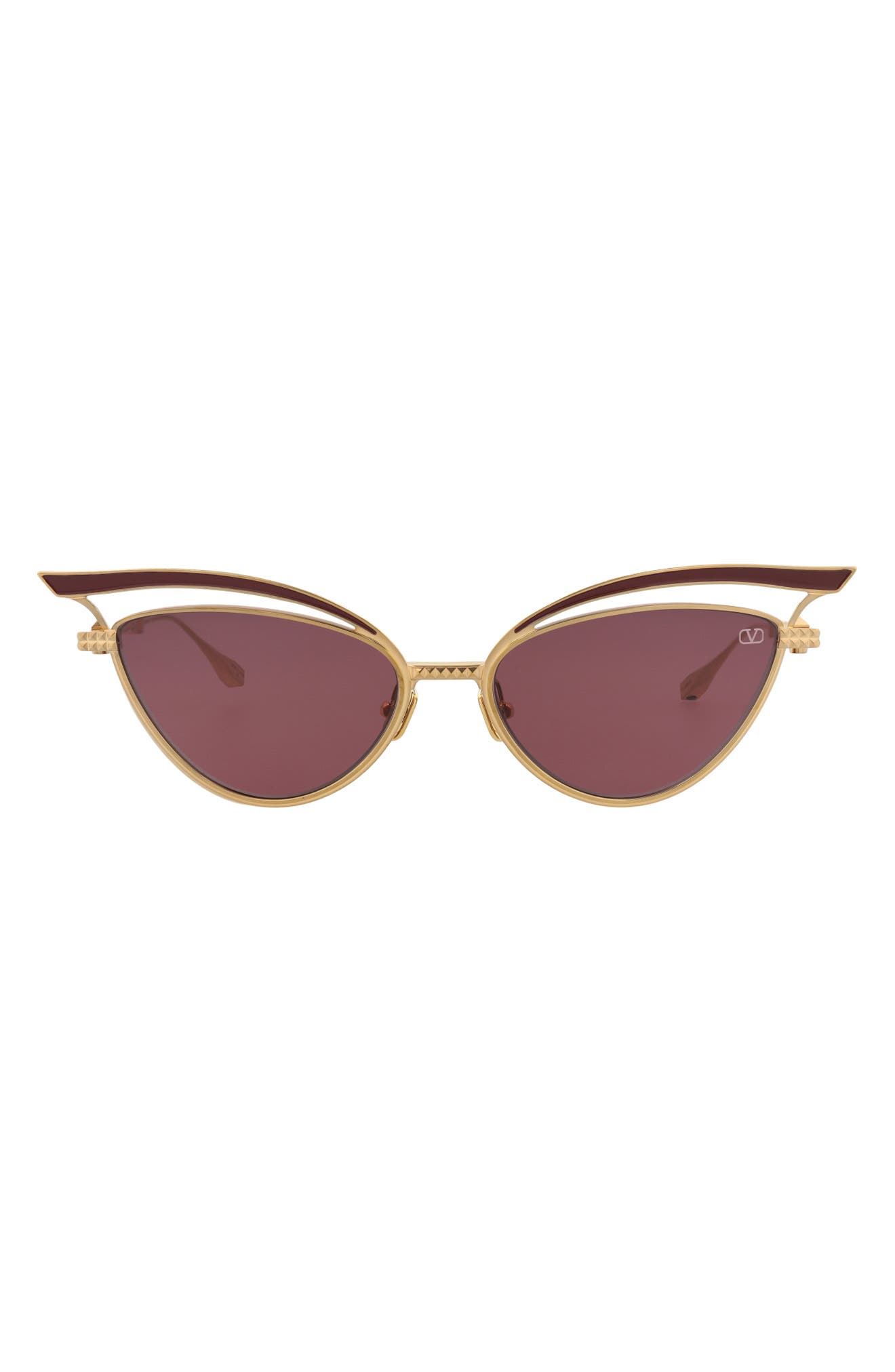 Valentino 55mm Cat Eye Sunglasses