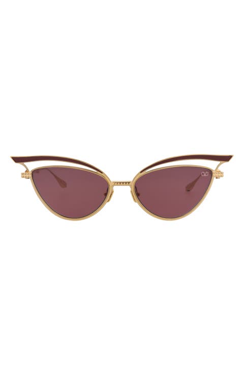 55mm Cat Eye Sunglasses