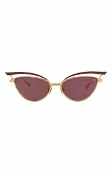 Valentino 55mm Cat Eye Sunglasses