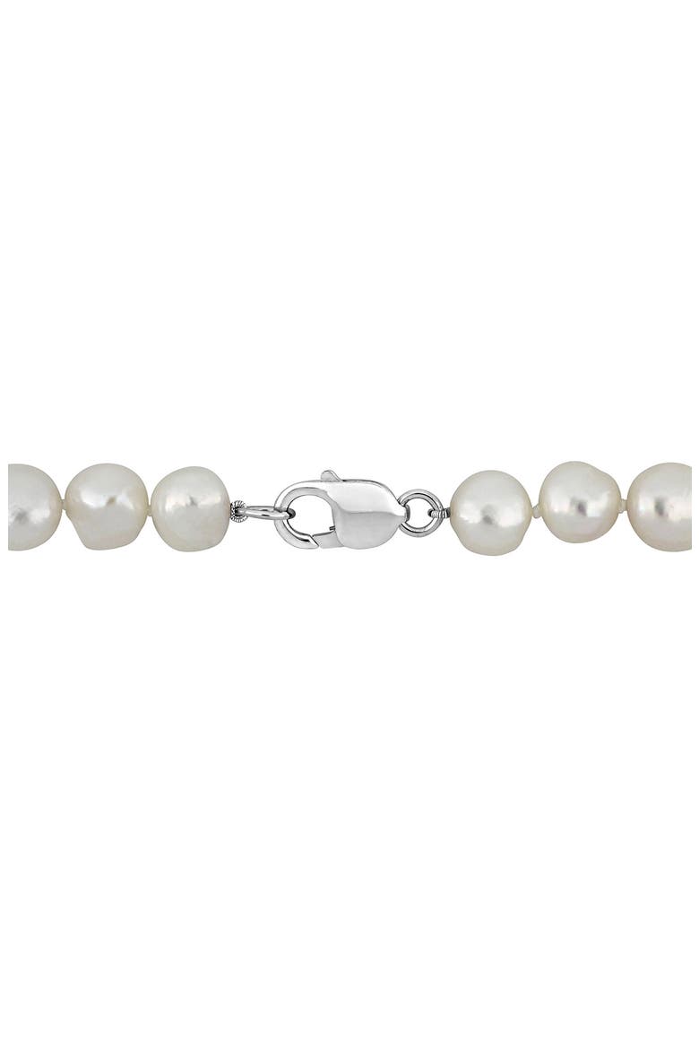 12mm Cultured Freshwater Pearl Necklace, Alternate, color, WHITE