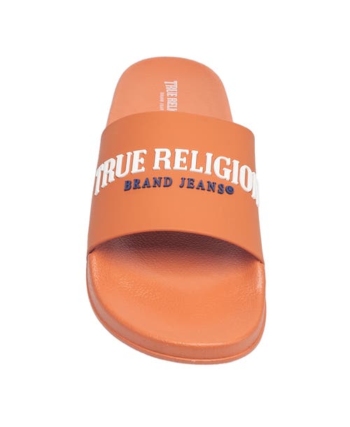 True Religion Weezy Logo Slide In Orange