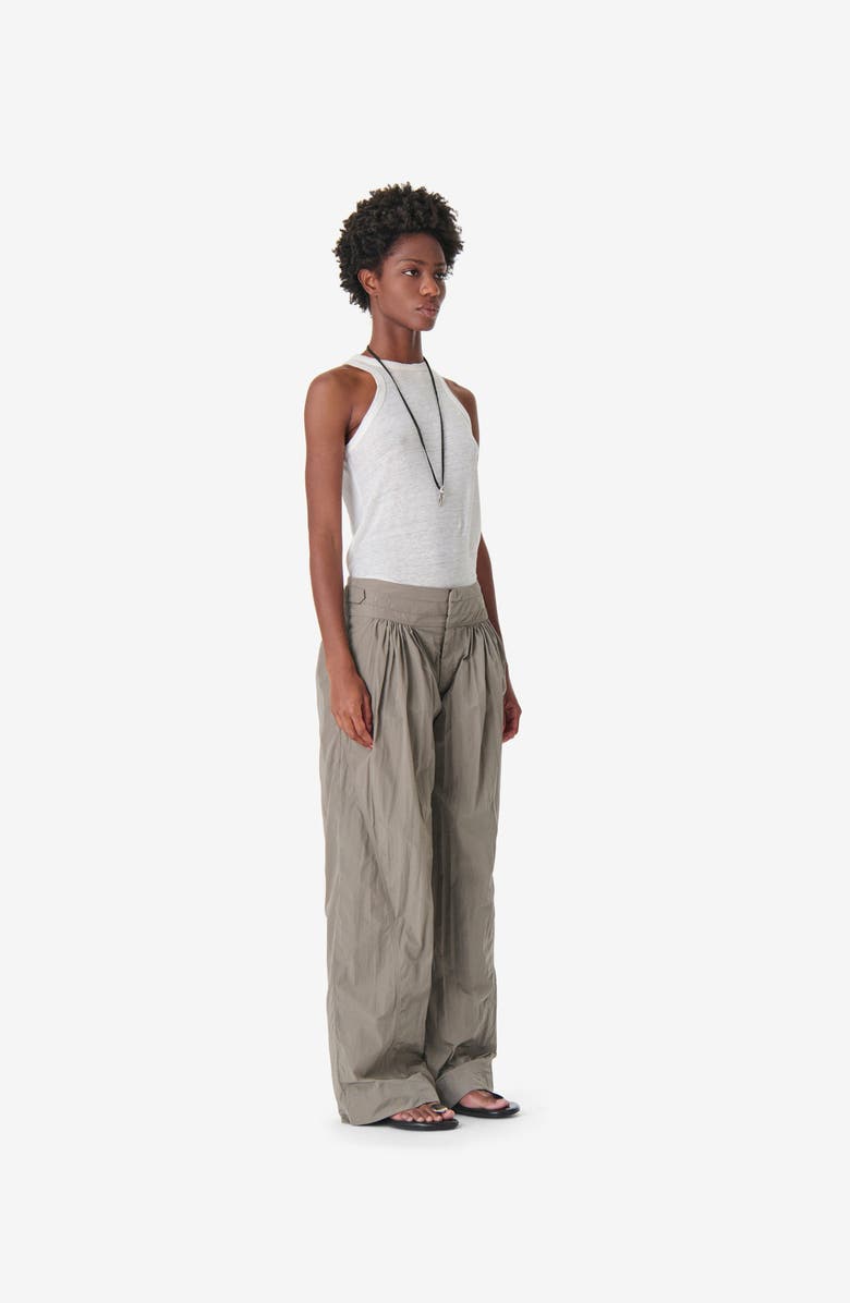 IRO Wanni Pants, Alternate, color, Olive Green