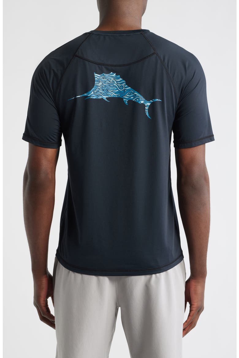 Chill Time Performance Graphic T-Shirt, Alternate, color, JET BLACK