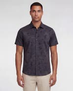 Lords of Harlech Paisley Explosion Mens Printed Button Up Shirt