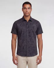 Lords of Harlech Paisley Explosion Mens Printed Button Up Shirt