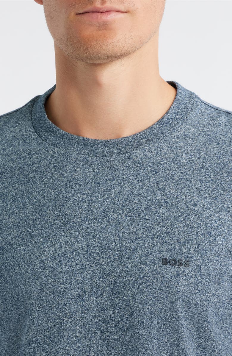BOSS Thompson Heathered T-Shirt, Alternate, color, Open Grey