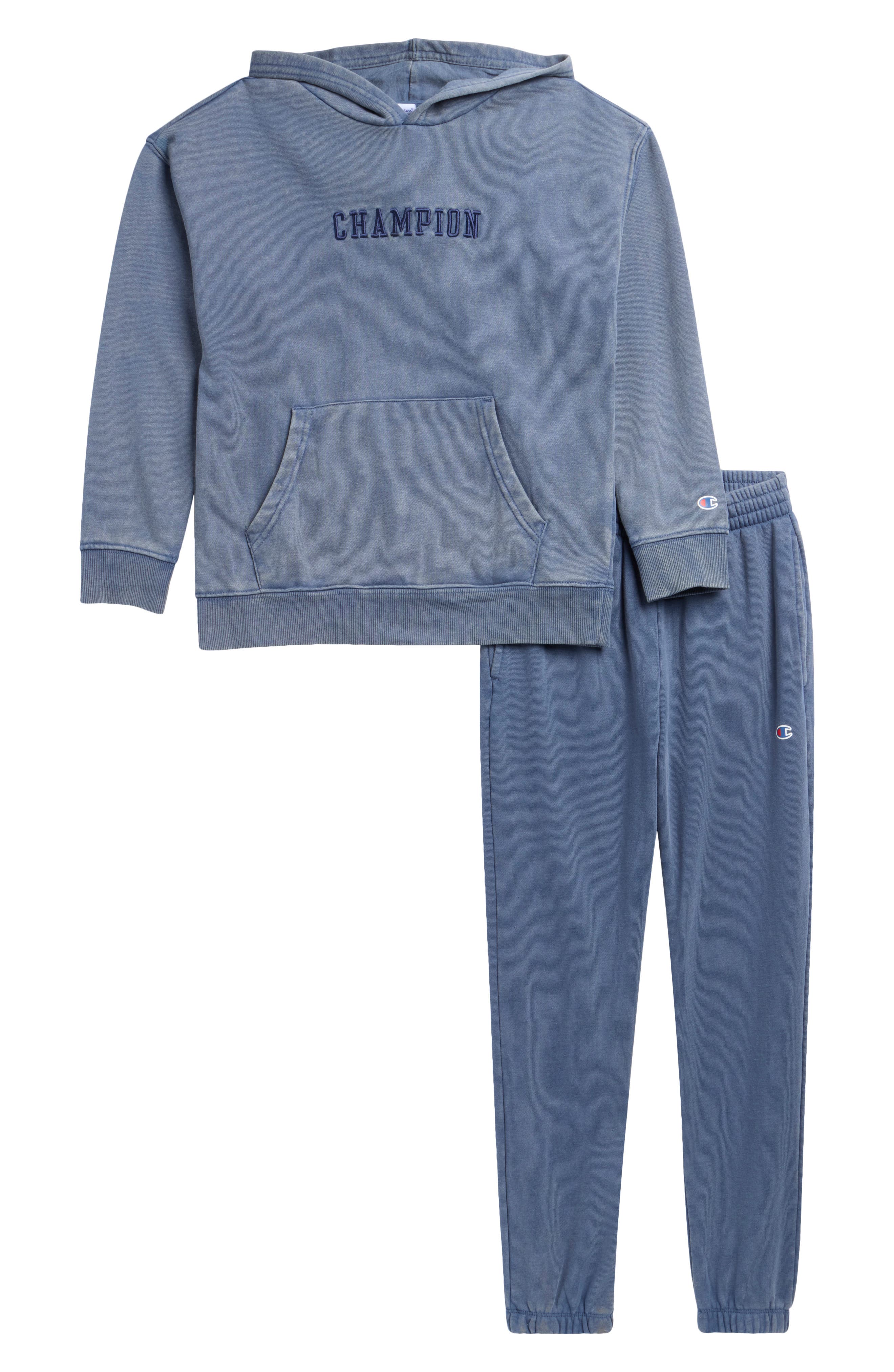 Kids' Tonal Washed Hoodie & Joggers Set