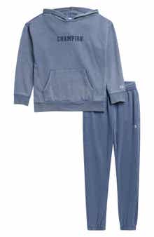 Kids' Tonal Washed Hoodie & Joggers Set