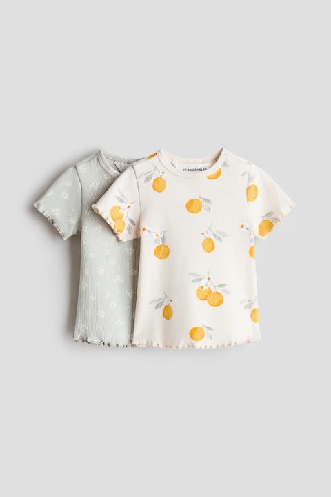 2-pack Ribbed Cotton Tops