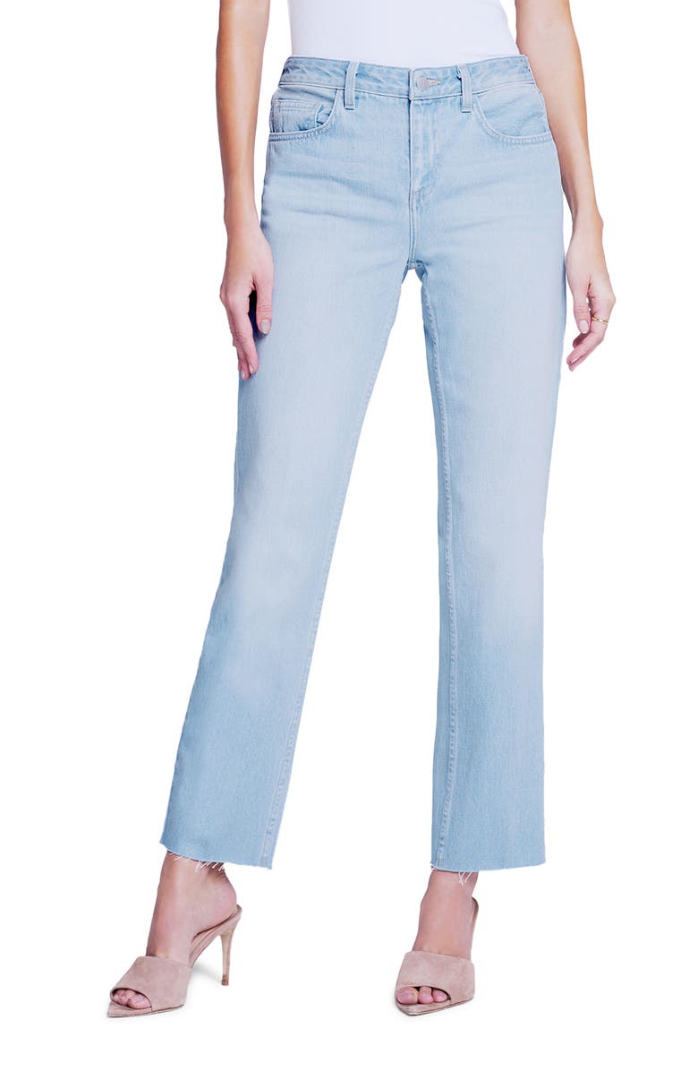 L'AGENCE Milana Stovepipe Straight Leg Jeans, Main, color, 