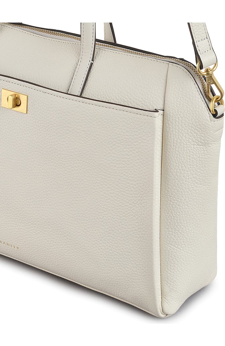 Radley Brook Avenue Medium Zip Top Satchel Bag, Alternate, color, Chalk