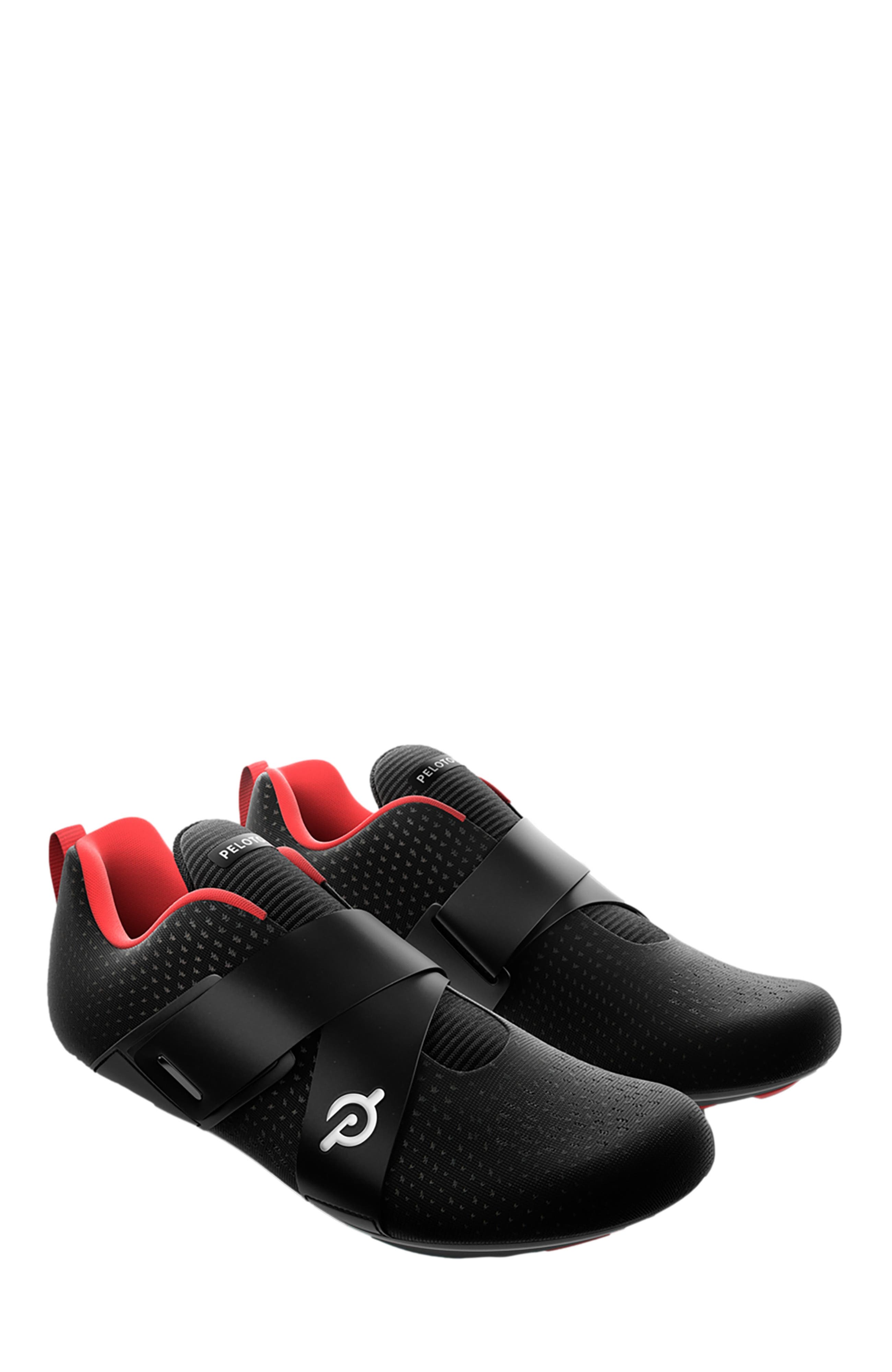 Peloton Altos Cycling Shoes, Main, color, Black