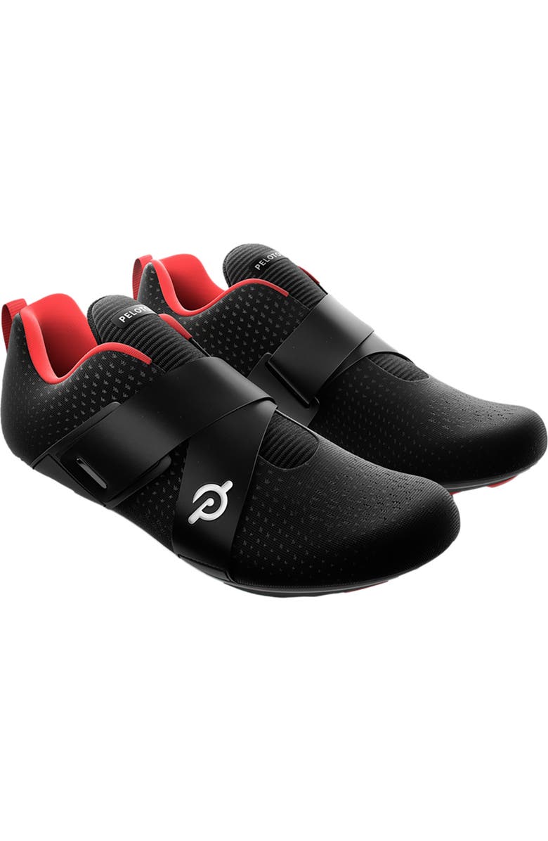 Peloton Altos Cycling Shoes, Main, color, Black
