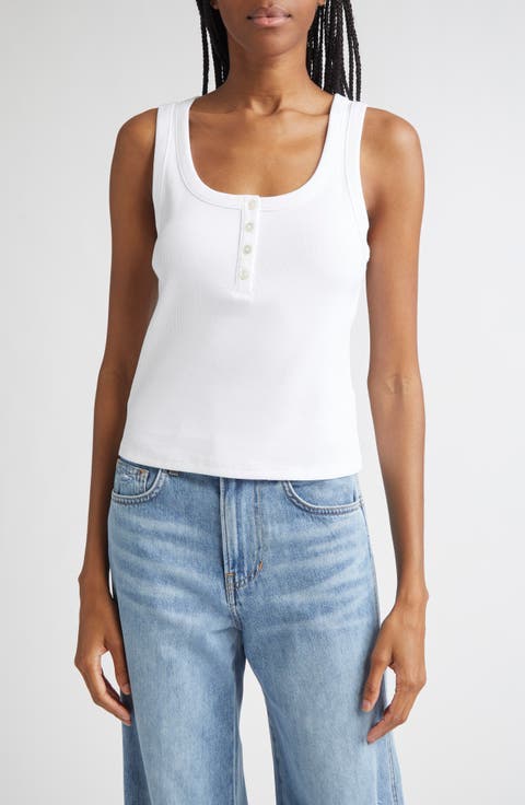 Abbott Rib Henley Tank