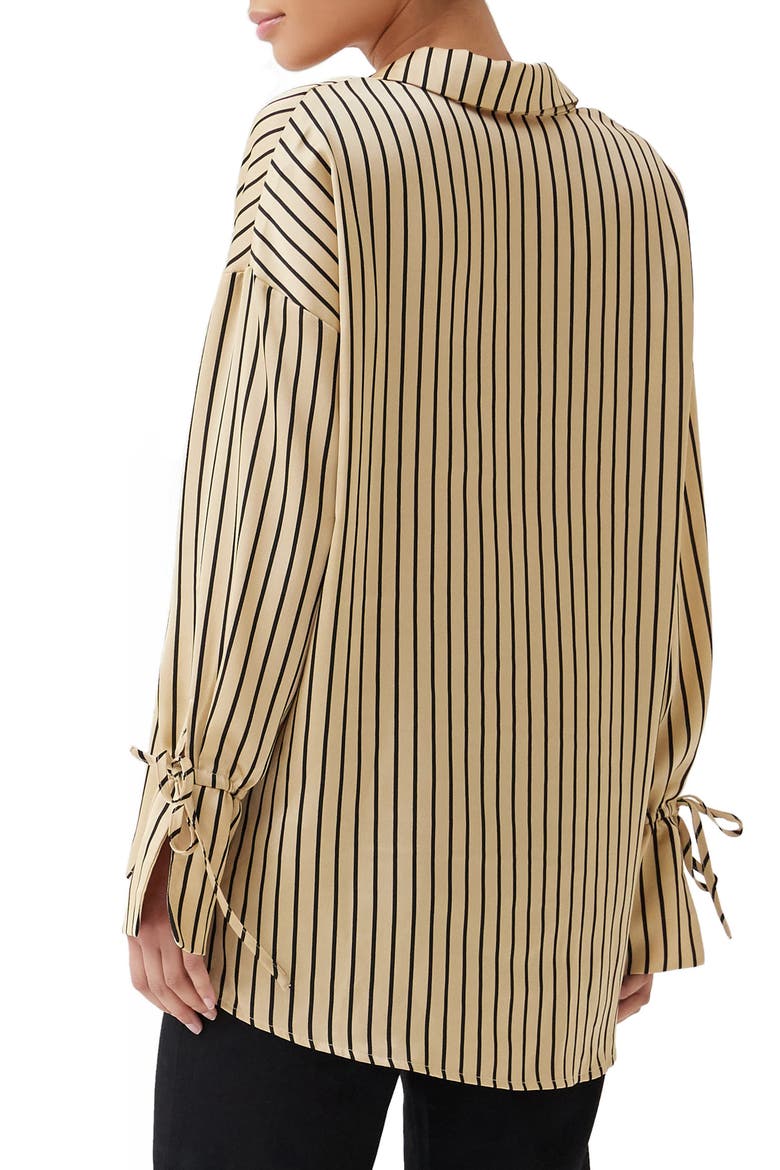 Rodell Stripe Tie Cuff Shirt, Alternate, color, STRIPE