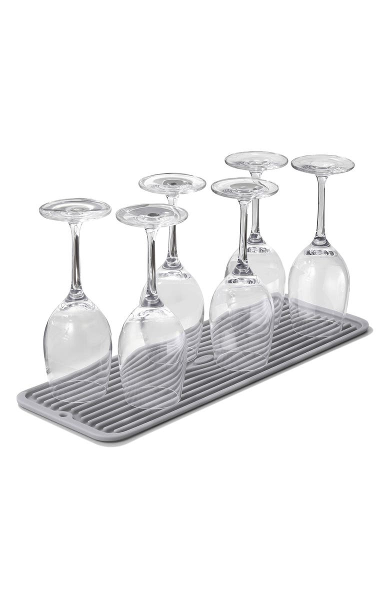 OXO Silicone Wine Glass Drying Mat, Alternate, color, 