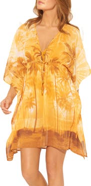 BLEU by Rod Beattie Cover-Up Caftan