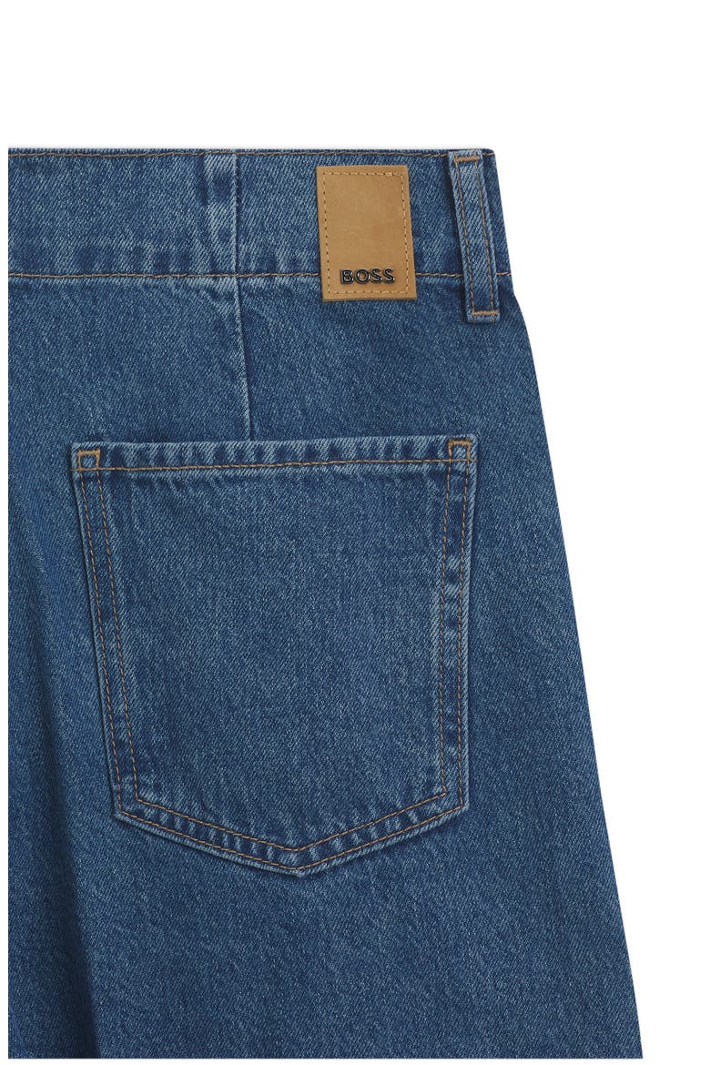 Ferange Culotte Denim Pants, Alternate, color, BLUE